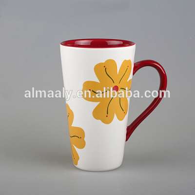 wholesale ceramic porcelain coffee mug with high quality