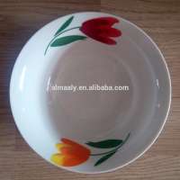 Almaaly tulip flower bowl cheap ceramic bowl salad bowl